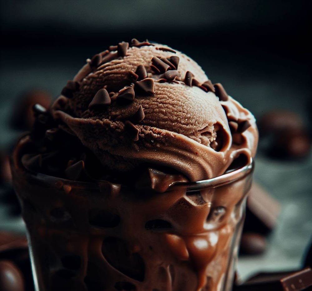 Helado de Chocolate con Chispas
