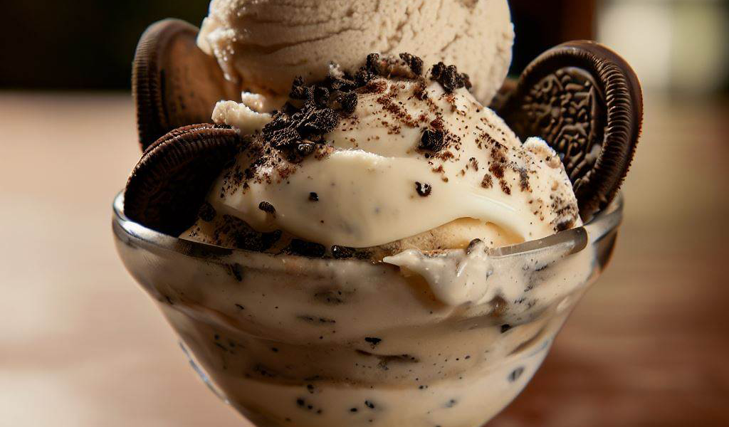 Helado de Cookies and Cream