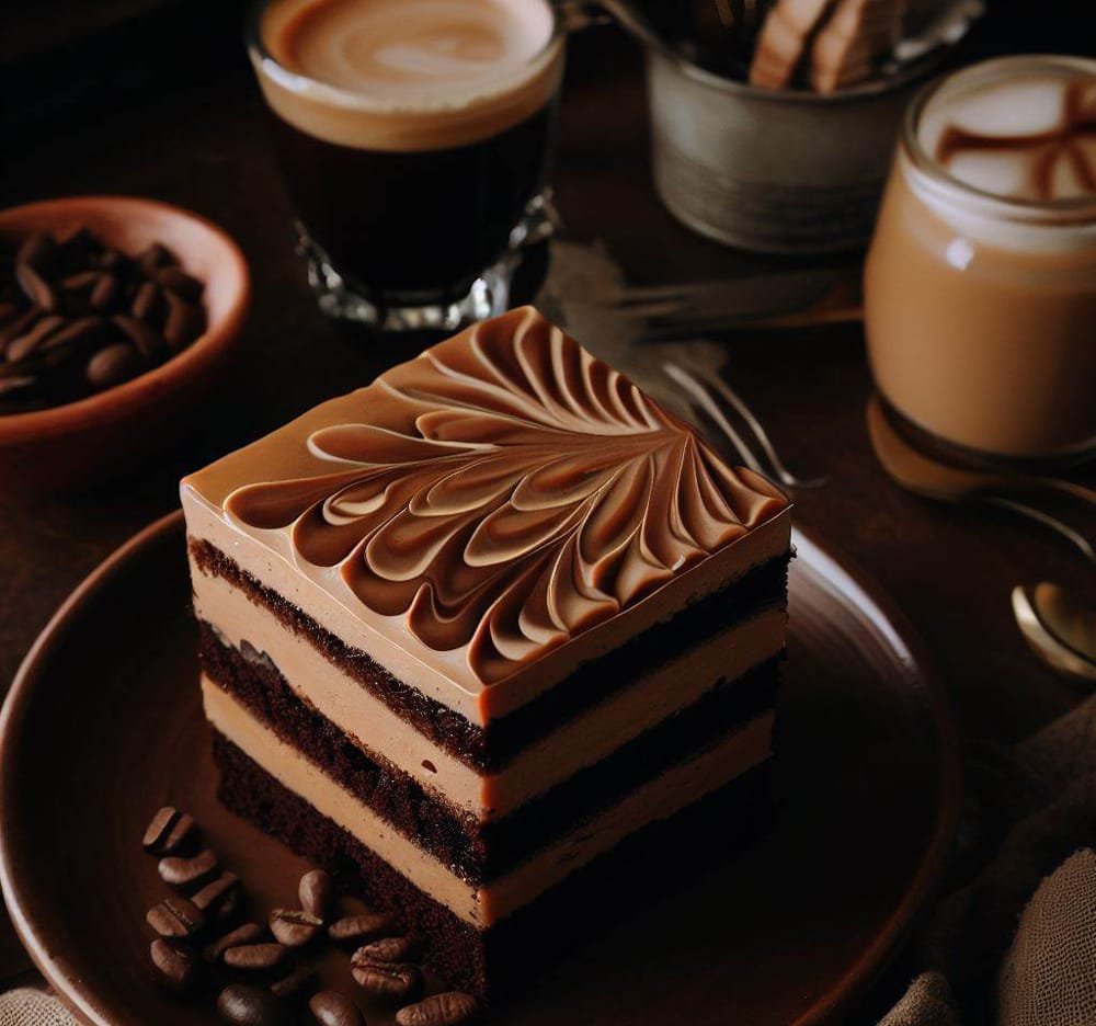 Tarta de Café y Chocolate