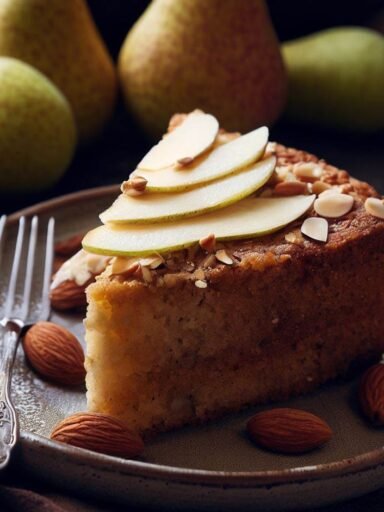 Receta de Tarta de Peras y Almendras