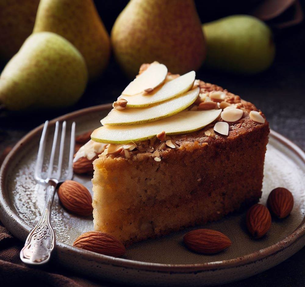 Receta de Tarta de Peras y Almendras