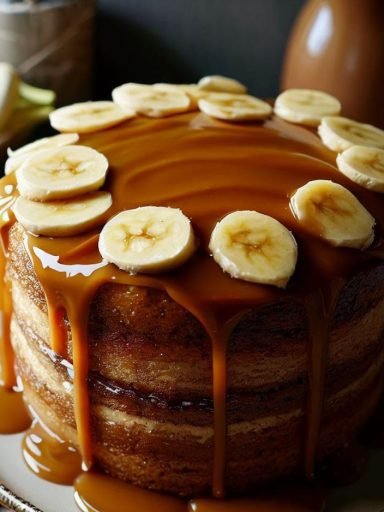 Tarta de Plátano y Caramelo