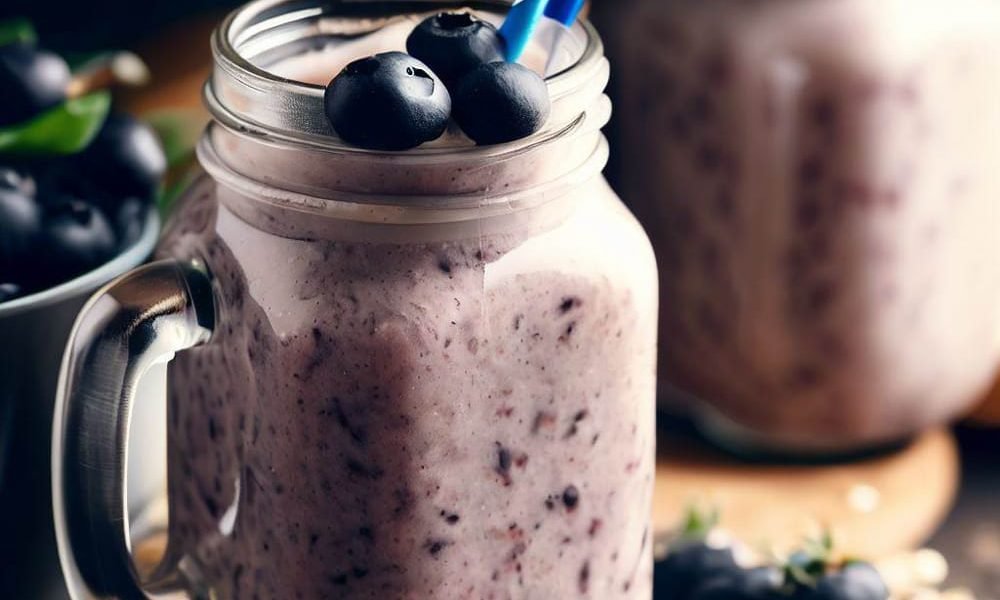 Smoothie de Arándanos y Avena