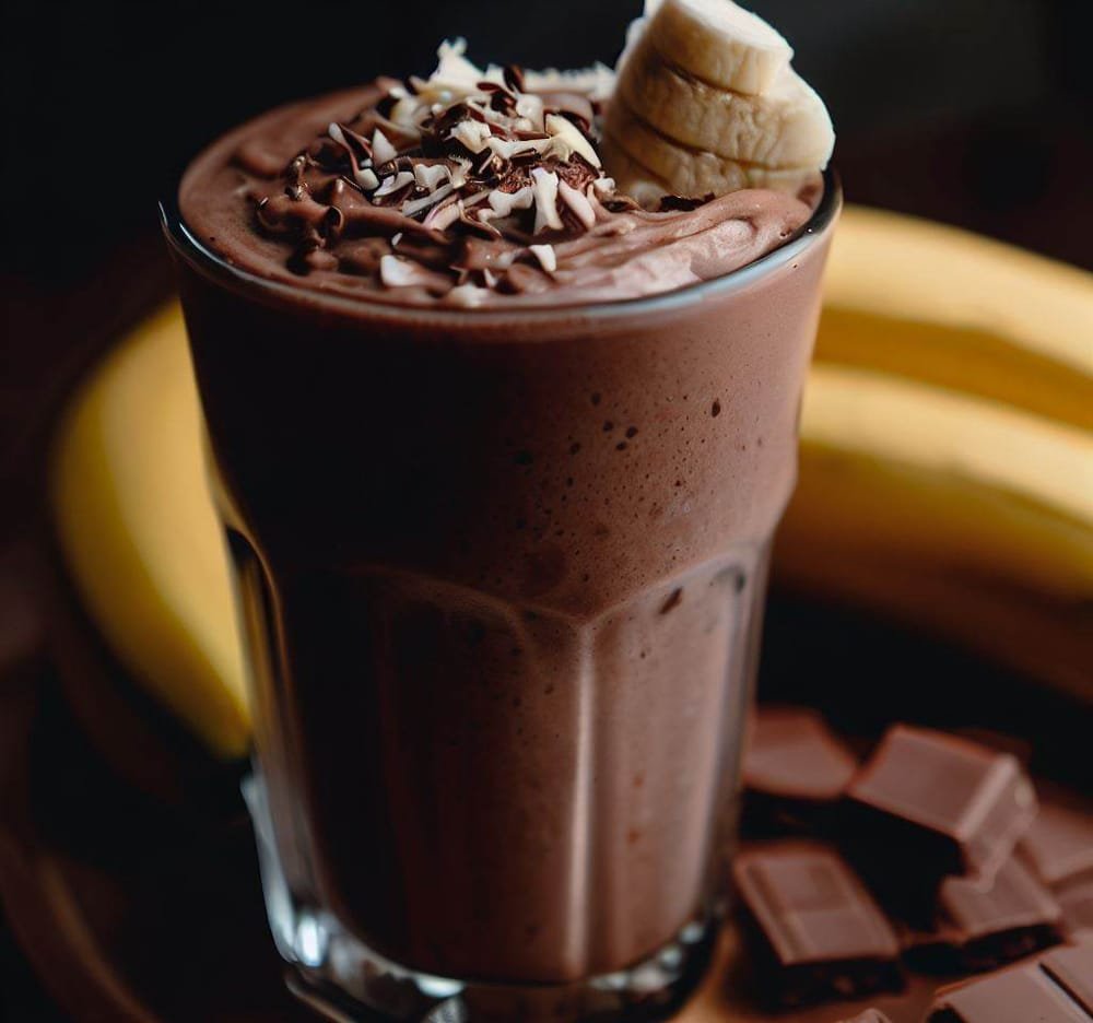 Smoothie de Chocolate y Plátano