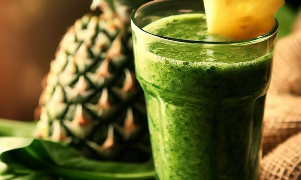 Smoothie de Espinaca y Piña