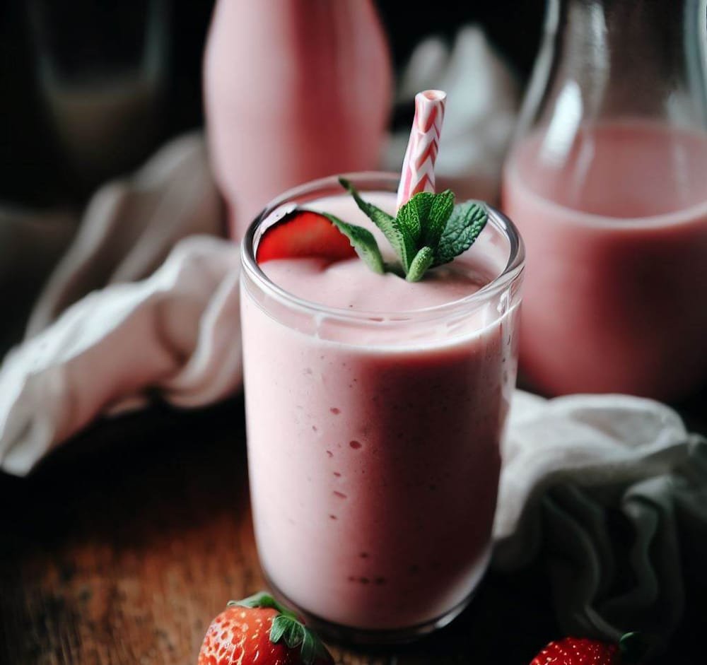 Smoothie de Fresa y Yogur