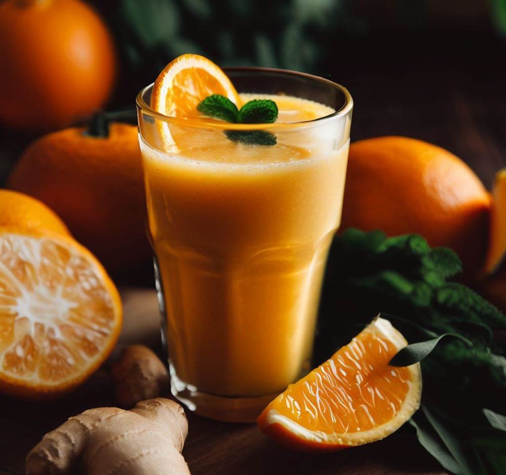 Smoothie de Naranja y Jengibre