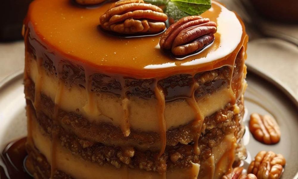 Tarta de Dulce de Leche y Nuez Pecana