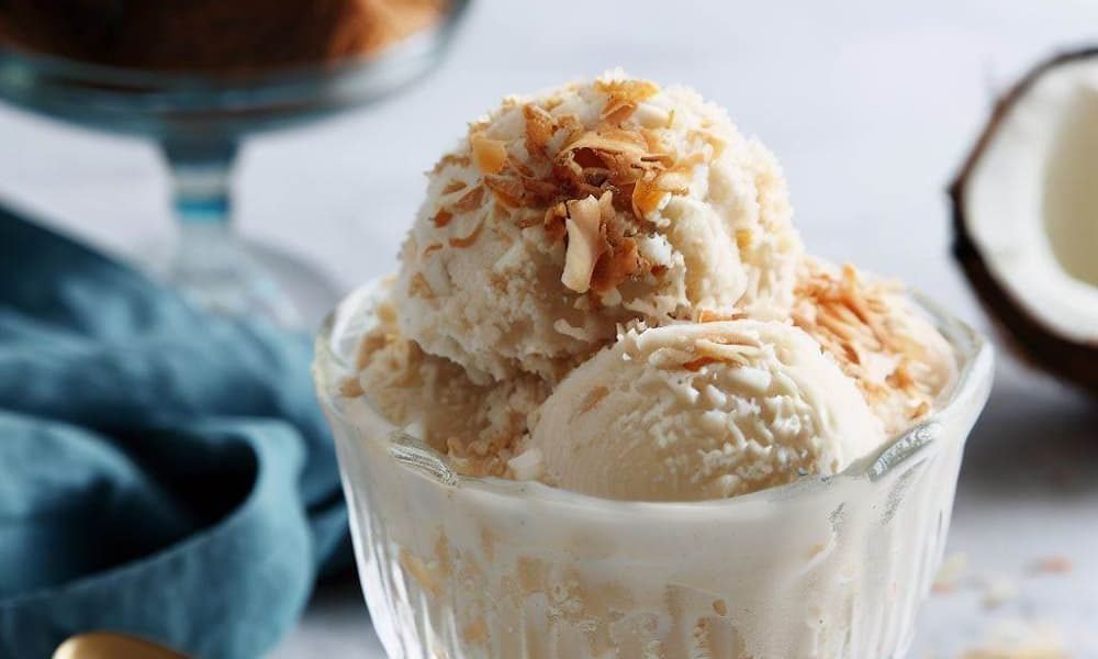 Helado de Coco Tostado (Sin Gluten)