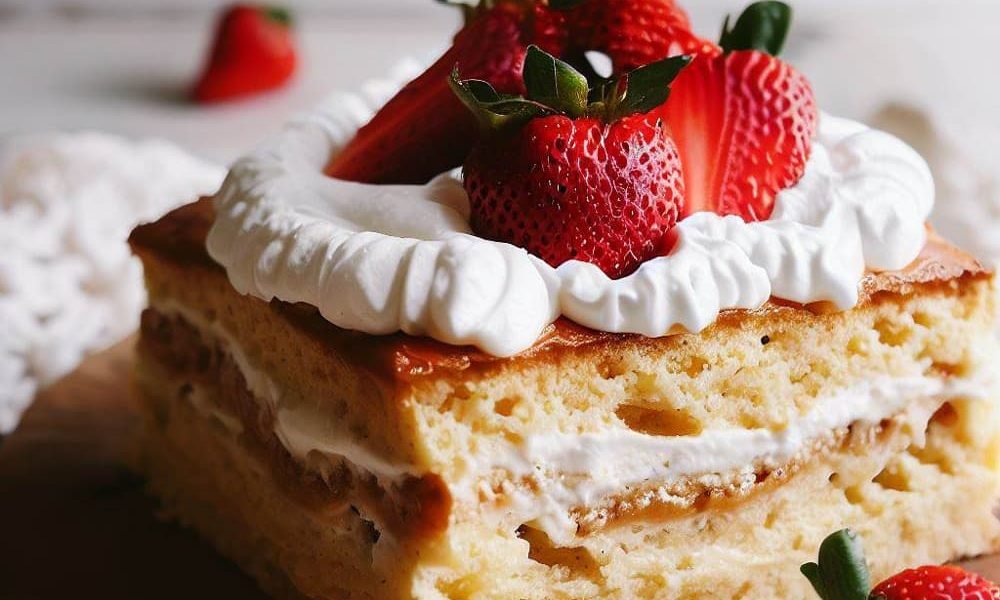 Pastel de Tres Leches (Sin Gluten)