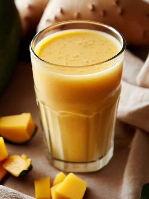 Smoothie de Mango y Jengibre (Sin Gluten)