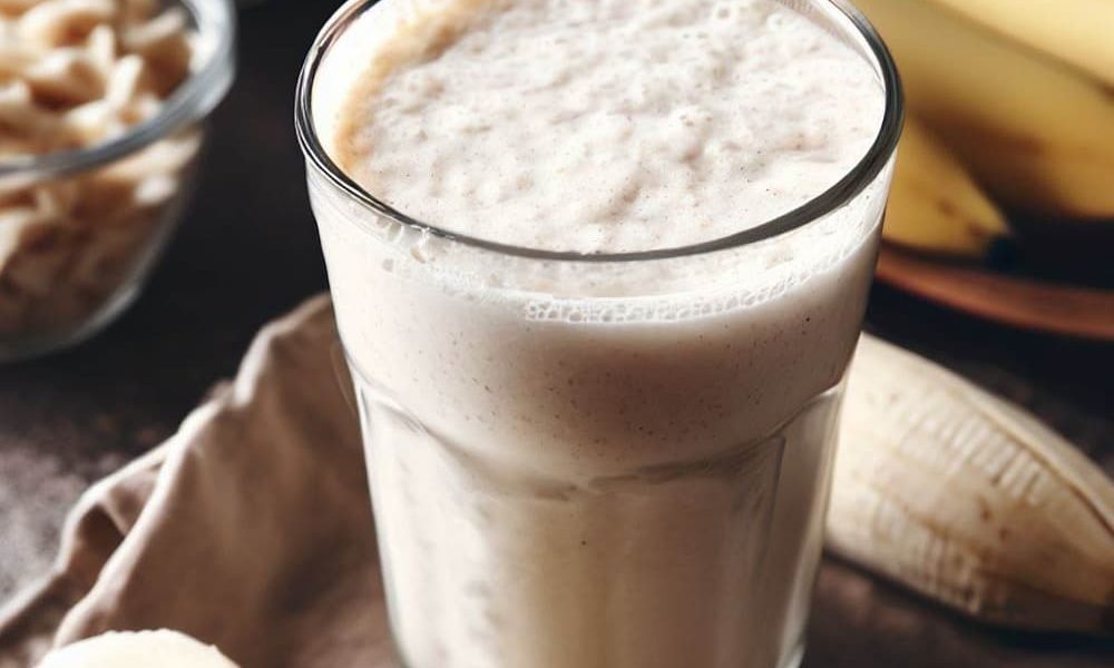 Smoothie de Plátano y Chocolate Blanco (Sin Gluten)