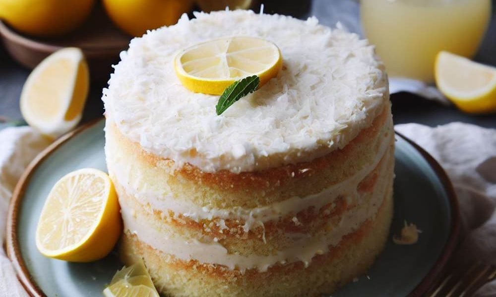 Tarta de Limón y Coco (Sin Gluten)