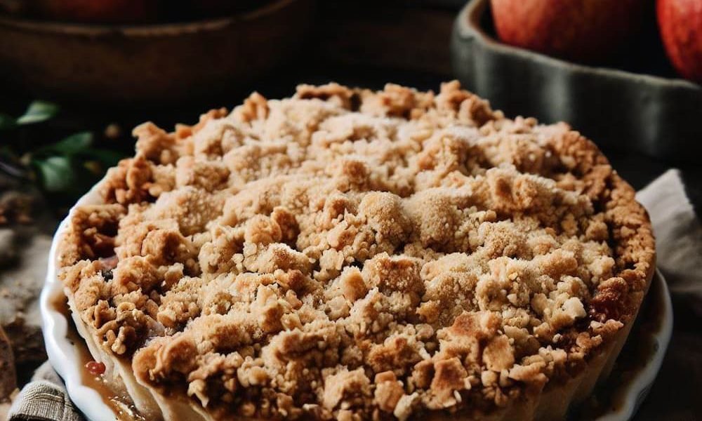 Tarta de Manzana con Crumble (Sin Gluten)
